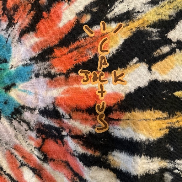 Travis Scott Highest in the Room Tie Dye T-Shirt - Picture 4 of 5